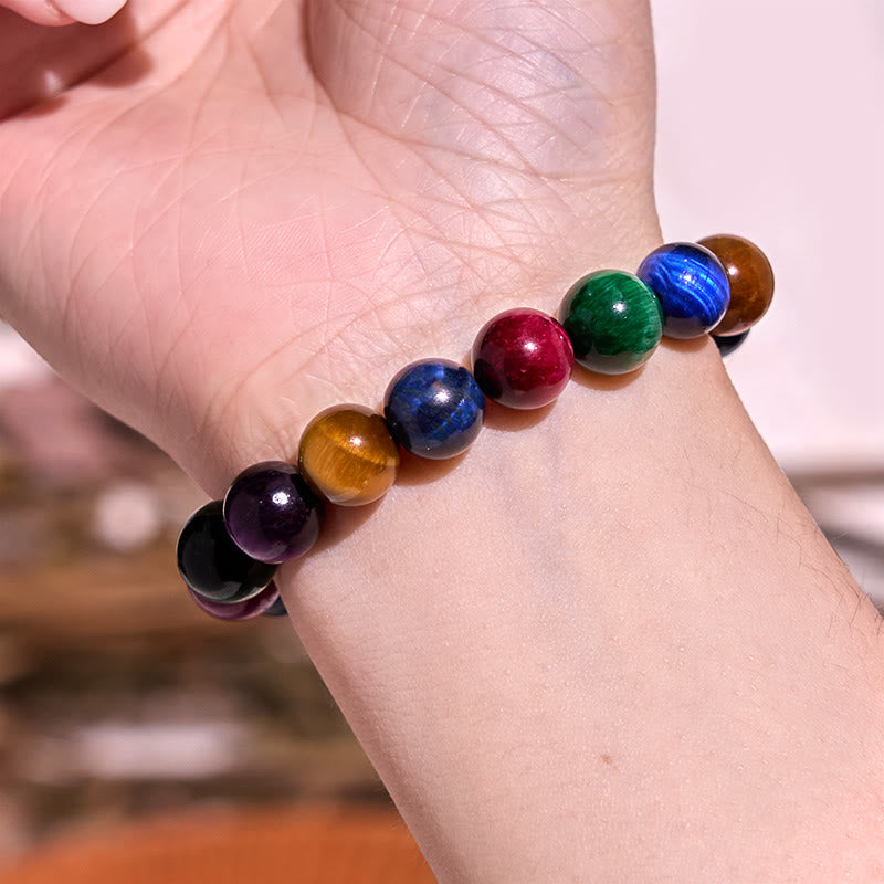 Fortune Jewel Tiger Eye Resolve Courage Bracelet