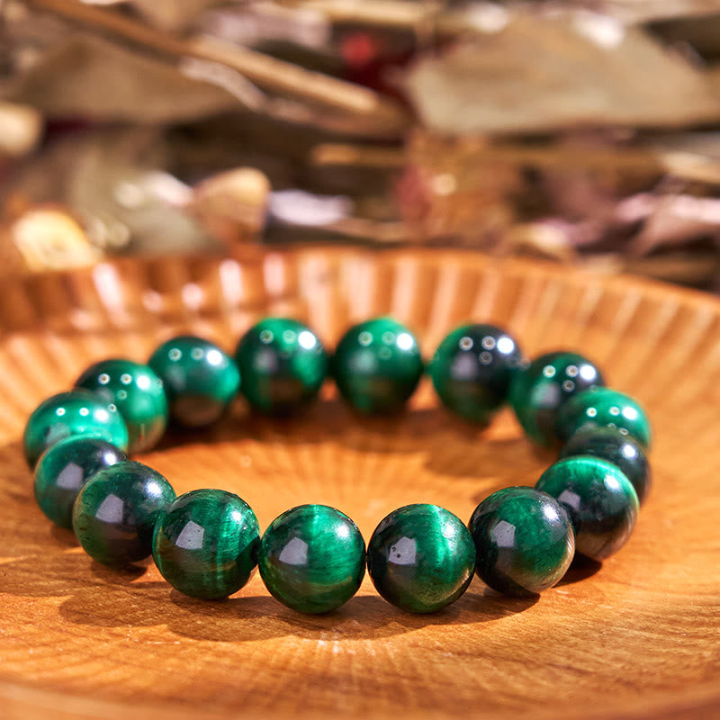 Fortune Jewel Tiger Eye Growth Healing Energy Bracelet