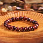 Fortune Jewel Natural Tiger Eye Healing Bead Bracelet