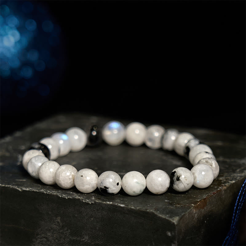 Fortune Jewel Rainbow Moonstone Harmony Bracelet