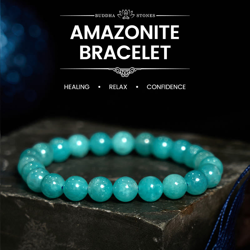 Fortune Jewel Amazonite Positive Balance Bracelet