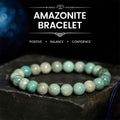 Fortune Jewel Amazonite Positive Balance Bracelet