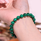 Fortune Jewel Natural Malachite Protection Calmness Bracelet