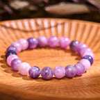 Fortune Jewel Purple Mica Stone Positive Bracelet