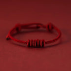 Fortune Jewel Red String Eight Stranded Rope Strength Bracelet