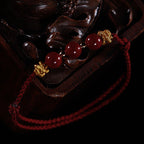 Fortune Jewel Colorful String Cinnabar Calm Bracelet