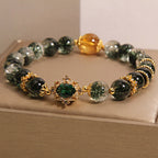 Fortune Jewel Green Phantom Green Crystal Confidence Bracelet