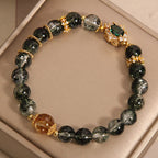 Fortune Jewel Green Phantom Green Crystal Confidence Bracelet