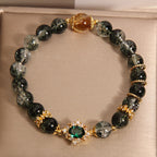 Fortune Jewel Green Phantom Green Crystal Confidence Bracelet