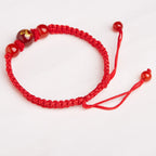 Fortune Jewel Natural Red Agate Chinese Zodiac Red String Braided Protection Luck Bracelet