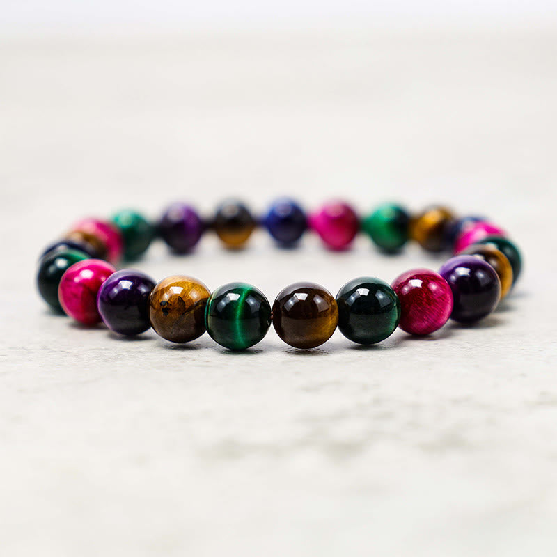 Fortune Jewel Various Tiger Eye Confidence Bracelet