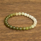 Fortune Jewel Hetian Jade Gradient Color Abundance Bracelet