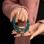 Fortune Jewel 108 Mala Beads Apatite Bead Om The Tree Of Life Lotus Buddha Bracelet Fortune Jewel