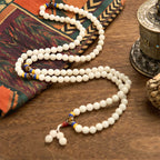 Fortune Jewel 108 Mala Beads Natural Quartzite Wealth Luck Bracelet