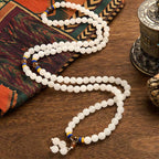 Fortune Jewel 108 Mala Beads Natural Quartzite Wealth Luck Bracelet