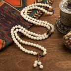 Fortune Jewel 108 Mala Beads Natural Quartzite Wealth Luck Bracelet