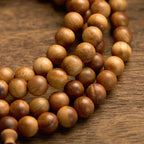 Fortune Jewel 108 Mala Beads Lightning Strike Peach Wood Hand Polishing Protection Bracelet