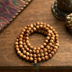 Fortune Jewel 108 Mala Beads Lightning Strike Peach Wood Hand Polishing Protection Bracelet