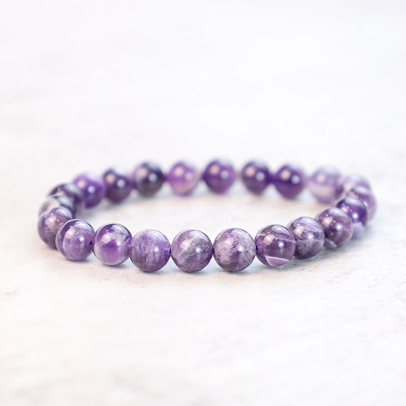 Fortune Jewel Keep Calm Purple Series Healing Love Bracelet