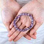 Fortune Jewel Keep Calm Purple Series Healing Love Bracelet