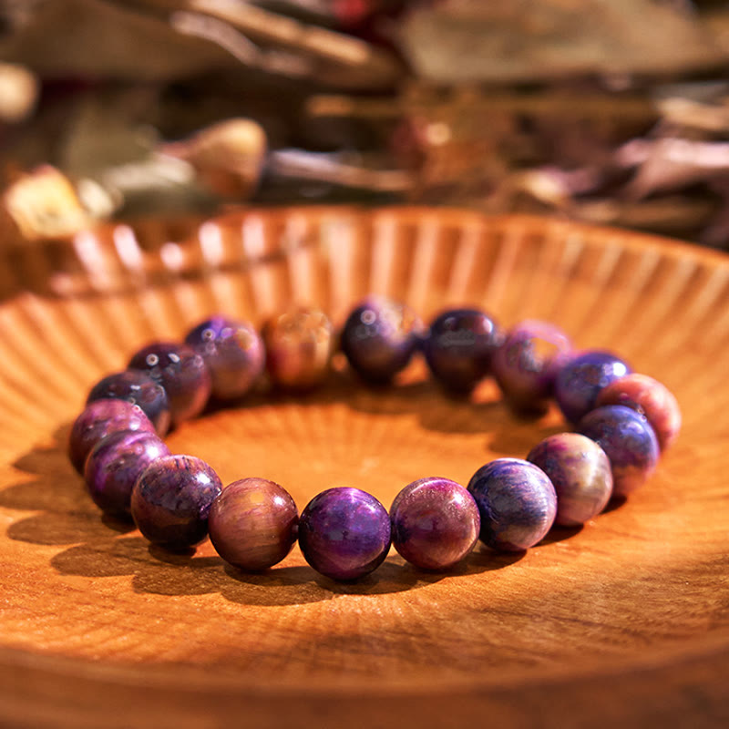 Fortune Jewel Keep Calm Purple Series Healing Love Bracelet