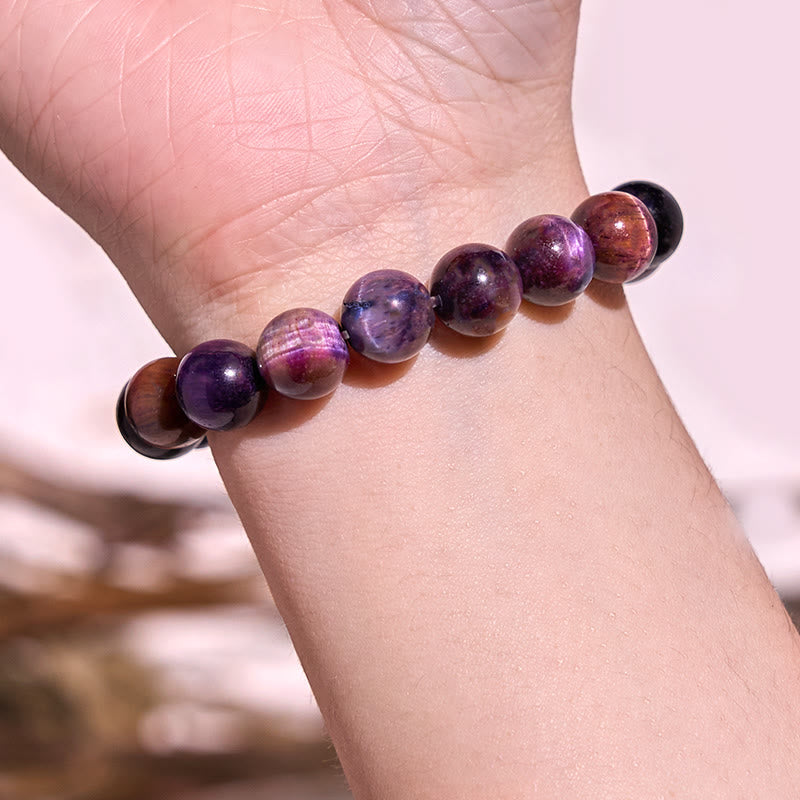 Fortune Jewel Keep Calm Purple Series Healing Love Bracelet