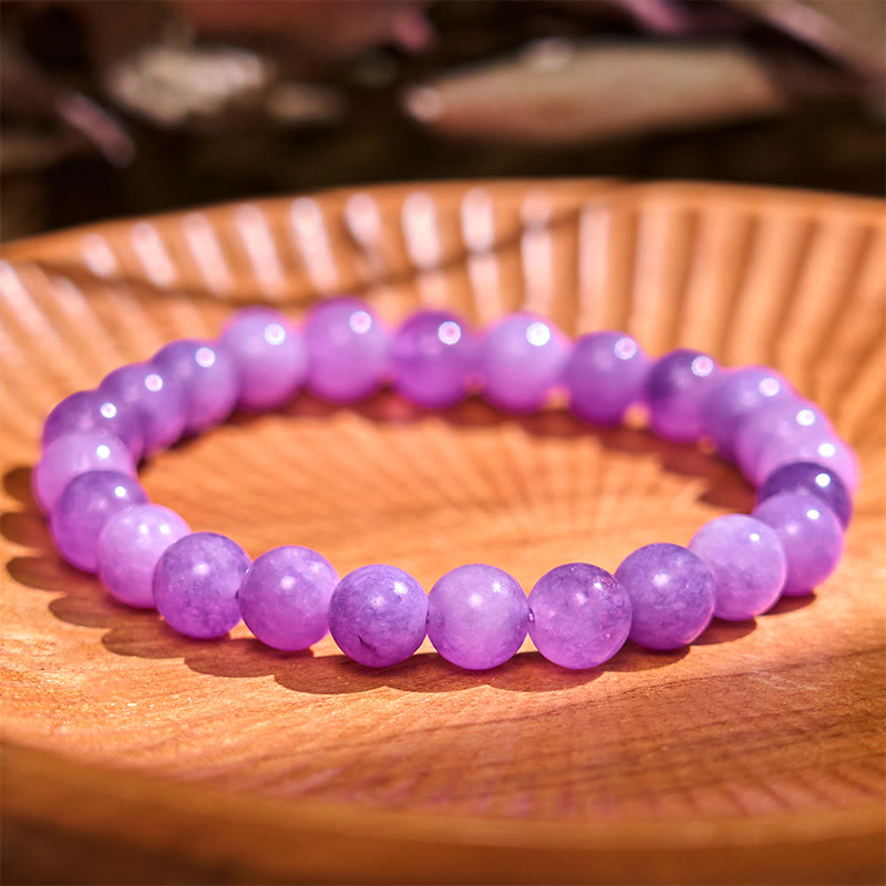 Fortune Jewel Keep Calm Purple Series Healing Love Bracelet