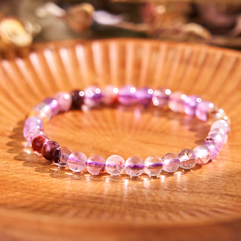Fortune Jewel Keep Calm Purple Series Healing Love Bracelet