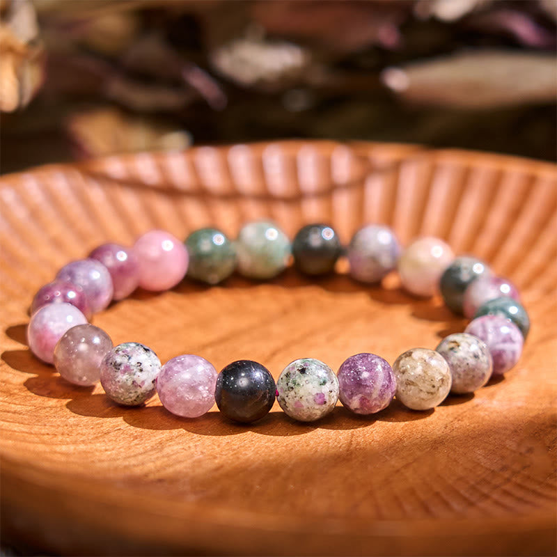 Fortune Jewel Keep Calm Purple Series Healing Love Bracelet