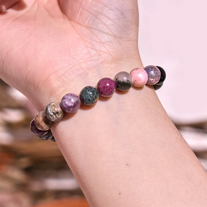 Fortune Jewel Keep Calm Purple Series Healing Love Bracelet