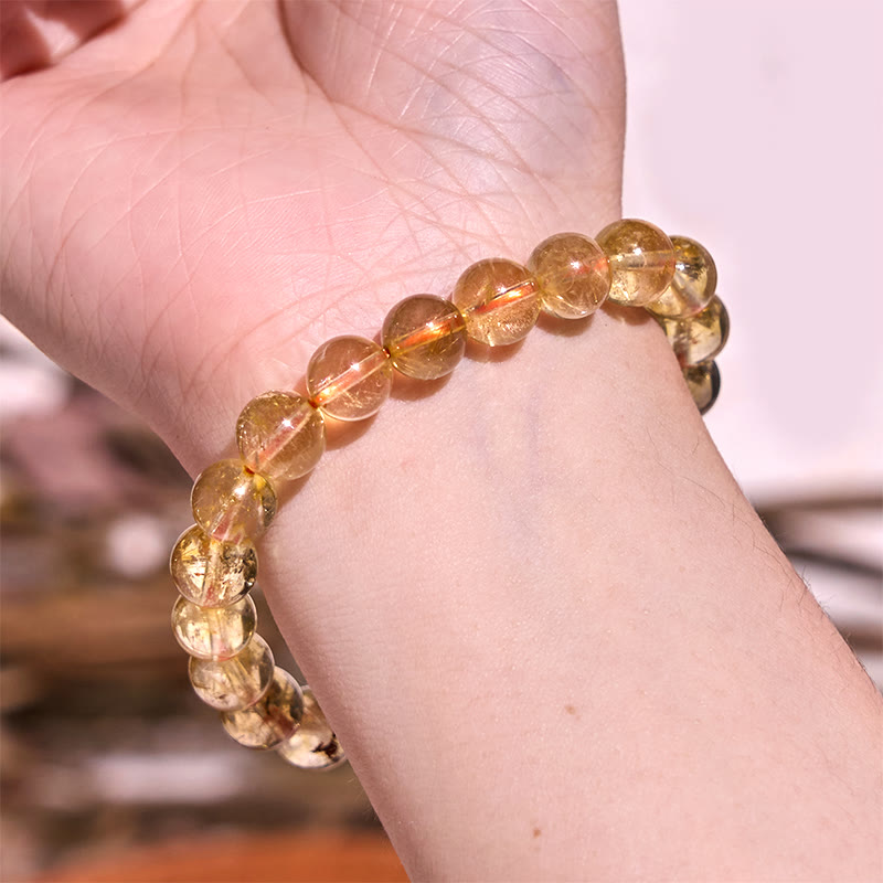 Fortune Jewel Boost Vitality Warm Color Series Positive Courage Bracelet
