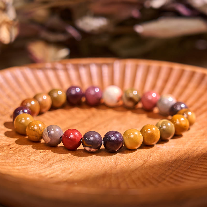 Fortune Jewel Boost Vitality Warm Color Series Positive Courage Bracelet