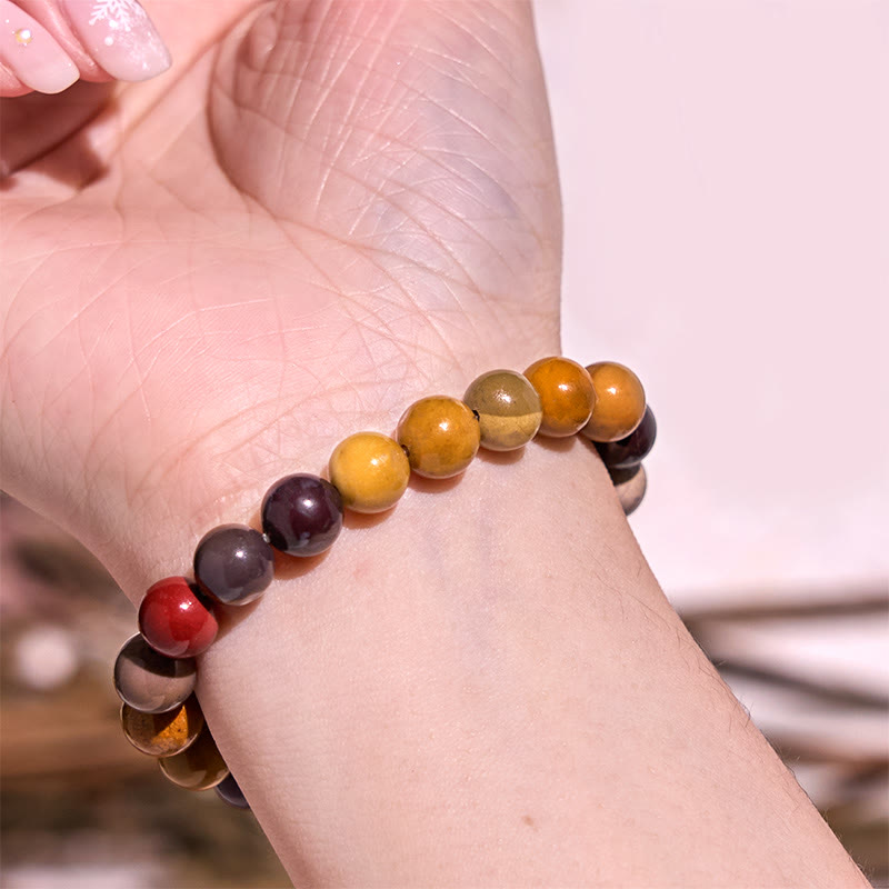 Fortune Jewel Boost Vitality Warm Color Series Positive Courage Bracelet
