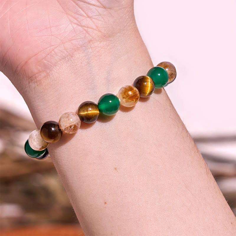 Fortune Jewel Boost Vitality Warm Color Series Positive Courage Bracelet
