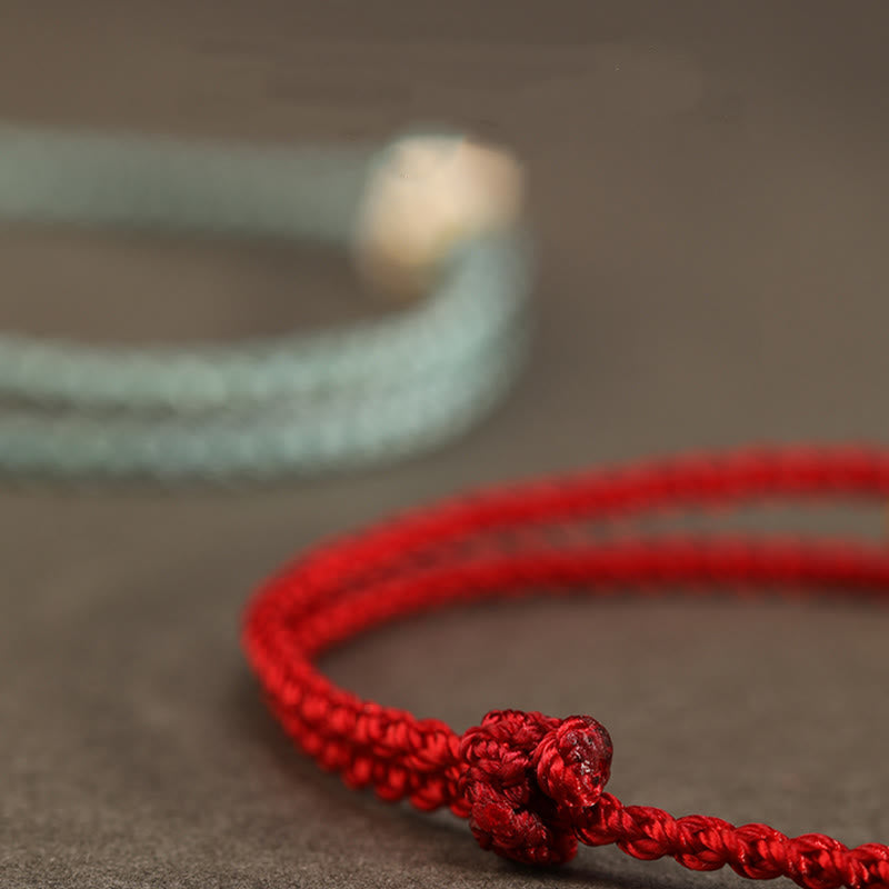 Fortune Jewel 999 Gold Year of the Snake Eternal Endless Knot Infinity Handmade Luck Bracelet