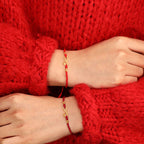 Fortune Jewel 999 Gold Year of the Snake Eternal Endless Knot Infinity Handmade Luck Bracelet