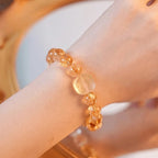 Fortune Jewel Topaz Citrine Tiger Eye Zakiram Goddess of Wealth Bracelet