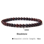 Fortune Jewel 4mm Various Stone Crystal Mini Beads Healing Bracelet