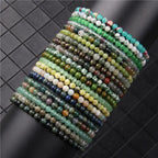 Fortune Jewel 4mm Various Stone Crystal Mini Beads Healing Bracelet
