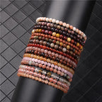 Fortune Jewel 4mm Various Stone Crystal Mini Beads Healing Bracelet