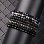 Fortune Jewel 4mm Various Stone Crystal Mini Beads Healing Bracelet