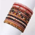 Fortune Jewel 4mm Various Stone Crystal Mini Beads Healing Bracelet