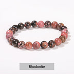 Fortune Jewel Various Crystal Stone Amethyst Green Aventurine Rose Quartz Healing Bracelet