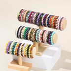 Fortune Jewel Various Crystal Stone Amethyst Green Aventurine Rose Quartz Healing Bracelet