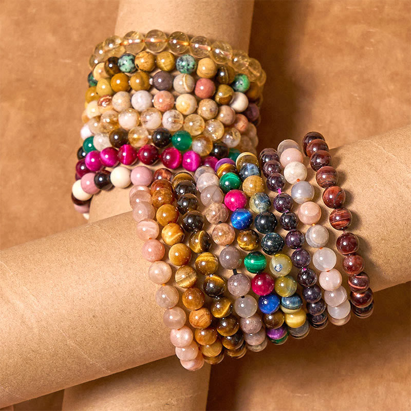 Fortune Jewel Boost Vitality Warm Color Series Positive Courage Bracelet