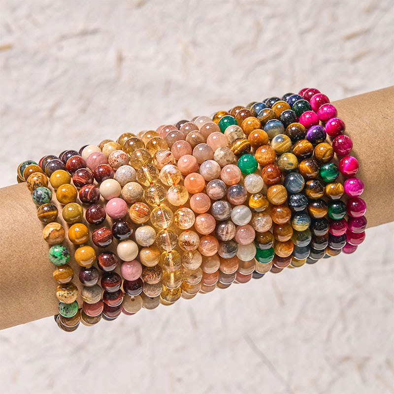 Fortune Jewel Boost Vitality Warm Color Series Positive Courage Bracelet