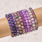 Fortune Jewel Keep Calm Purple Series Healing Love Bracelet
