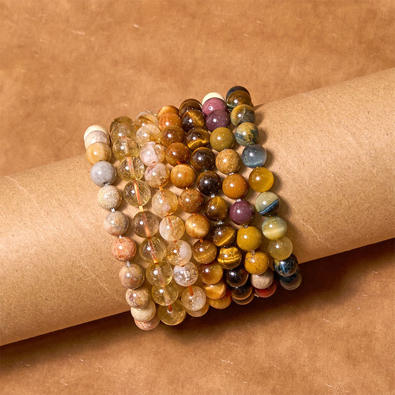 Fortune Jewel Boost Confidence Yellow Series Happiness Positive Bracelet