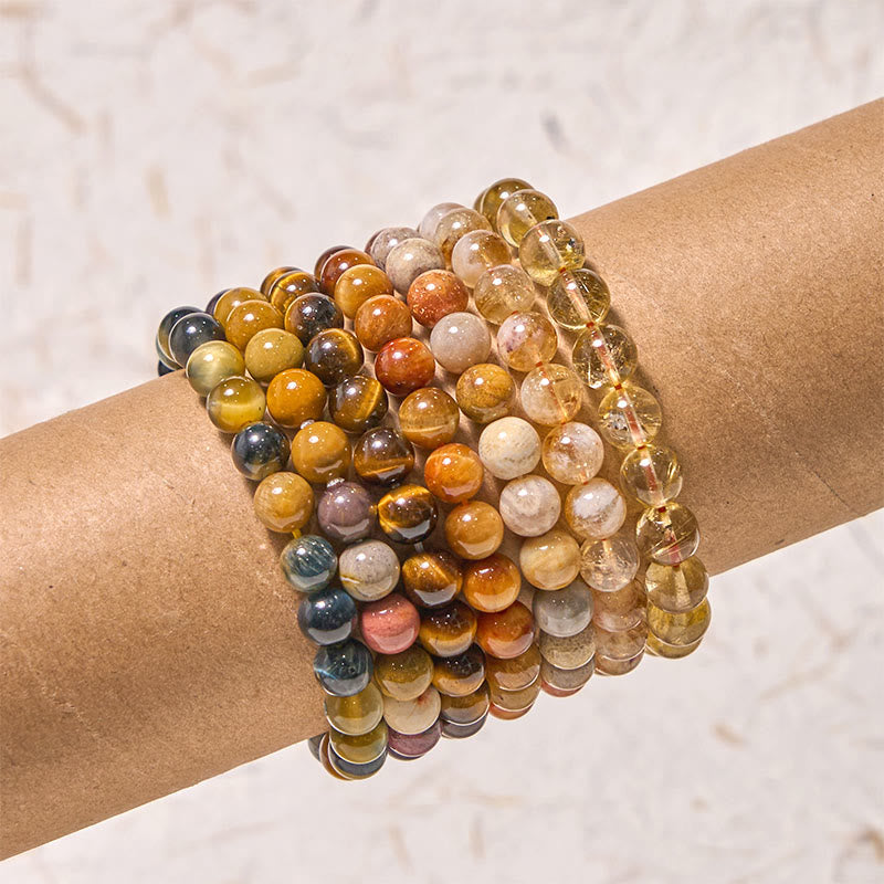 Fortune Jewel Boost Confidence Yellow Series Happiness Positive Bracelet