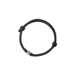 Fortune Jewel Handmade String 925 Sterling Silver Fu Bead Braided Fortune Bracelet